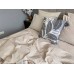 Постільна білизна Mini Bell Washed Cotton, кремова варена бавовна у тонку бежеву смужку