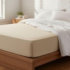 Простирадло трикотажне, 140/160 x 200 x 35 см, на гумці, беж, ТМ IDEIA Простирадло трикотажне, 140/160 x 200 x 35 см, на гумці, беж, ТМ IDEIA