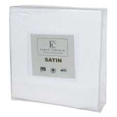 Простирадло на резинцi First Choice Сатин 180 x 200 + 2 x 50 x 70 (White) Простирадло на резинцi First Choice Сатин 180 x 200 + 2 x 50 x 70 (White)