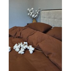 Комплект постільної білизни Пряний шоколад S181, Turkish flannel