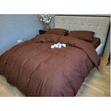 Комплект постільної білизни Пряний шоколад S181, Turkish flannel