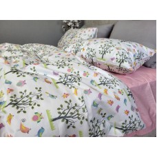 Комплект постільної білизни Пташенята, cotton Цільн.