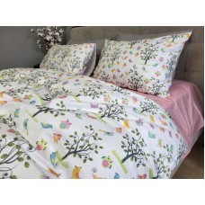 Комплект постільної білизни Пташенята, cotton Цільн.