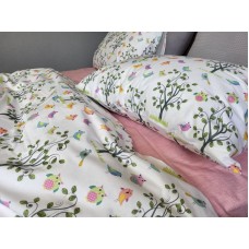 Комплект постільної білизни Пташенята, cotton Цільн.