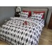 Комплект постільної білизни Ромб сірий, Turkish flannel