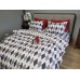Комплект постільної білизни Ромб сірий, Turkish flannel