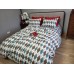 Комплект постільної білизни Ромб зелений, Turkish flannel