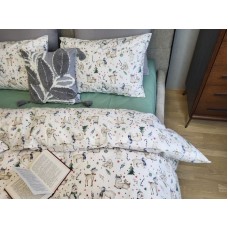 Комплект постільної білизни Різдвяний настрій, cotton підк. Цільн.