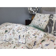 Комплект постільної білизни Різдвяний настрій, cotton підк. Цільн.