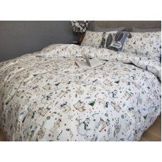 Комплект постільної білизни Різдвяний настрій UNO, cotton