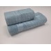 Рушники махрові жаккардові LUX COTTON AKASYA, 100% бавовна 520 г/м2, бірюза, ТМ Gulcan