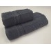 Рушники махрові жаккардові LUX COTTON AKASYA, 100% бавовна 520 г/м2, чорні, ТМ Gulcan Рушники махрові жаккардові LUX COTTON AKASYA, 100% бавовна 520 г/м2, чорні, ТМ Gulcan