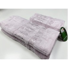 Рушники махрові RUBY BAMBOO, 100% бамбук 550 г/м2, лілові, ТМ Cestepe