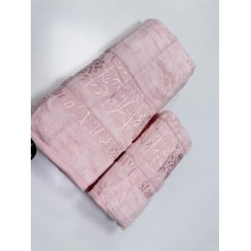 Рушники махрові RUBY BAMBOO, 100% бамбук 550 г/м2, персиковий, ТМ Cestepe