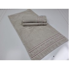 Рушники махрові VIP COTTON FILIZ-N, 100% бавовна 520 г/м2, беж, ТМ Cestepe