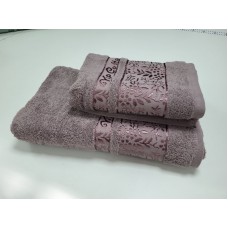 Рушники махрові VIP COTTON ROWAN, шоколад Рушники махрові VIP COTTON ROWAN, шоколад