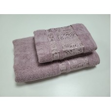 Рушники махрові VIP COTTON ROWAN, слива