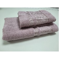 Рушники махрові VIP COTTON ROWAN, слива