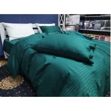 Комплект постільної білизни Сатин ELITE, DEEP EMERALD DUO