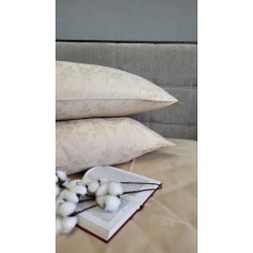 Комплект постільної білизни Сатин JACQUARD, ROSE BEIGE