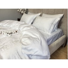 Комплект постільної білизни Сатин JACQUARD, TIARA WHITE