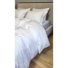 Комплект постільної білизни Сатин JACQUARD, TIARA WHITE