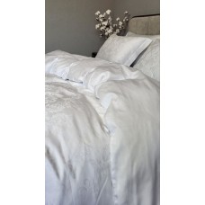 Комплект постільної білизни Сатин JACQUARD, TIARA WHITE