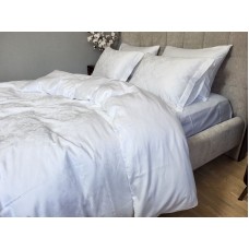 Комплект постільної білизни Сатин JACQUARD, TIARA WHITE