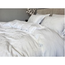 Комплект постільної білизни Сатин JACQUARD, TIARA WHITE