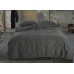 Комплект постільної білизни Сатин однотонний DARK GREY, №240