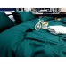 Комплект постільної білизни Сатин однотонний DEEP EMERALD
