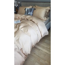 Комплект постільної білизни Сатин однотонний SOFT SALMON, №169