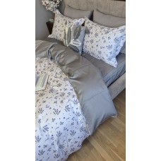 Комплект постільної білизни Сатин PREMIUM, BLUE SPRIG