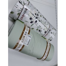Комплект постільної білизни Fresh Olive Сатин PREMIUM, оливкові гілки