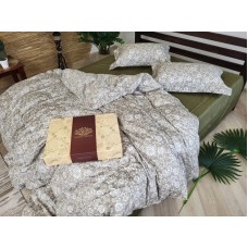 Комплект постільної білизни Сатин PREMIUM, MUSCAT OLIVE