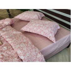 Комплект постільної білизни Сатин PREMIUM, MUSCAT ROSE