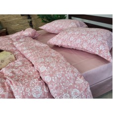 Комплект постільної білизни Сатин PREMIUM, MUSCAT ROSE