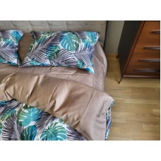 Комплект постільної білизни Сатин PREMIUM, TROPICS