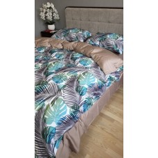 Комплект постільної білизни Сатин PREMIUM, TROPICS