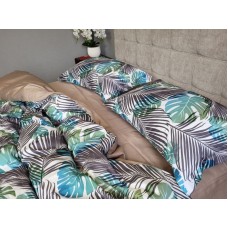 Комплект постільної білизни Сатин PREMIUM, TROPICS