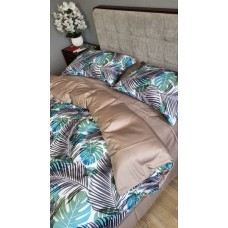 Комплект постільної білизни Сатин PREMIUM, TROPICS