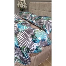 Комплект постільної білизни Сатин PREMIUM, TROPICS