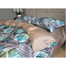 Комплект постільної білизни Сатин PREMIUM, TROPICS