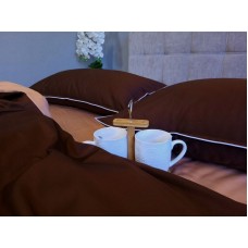 Комплект постільної білизни Сатин однотонний №164 №165, з кантом