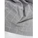 Комплект постільної білизни Gray plaid, Варена бавовна, ТМ Комфорт-текстиль