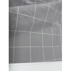 Комплект постільної білизни Gray plaid, Варена бавовна, ТМ Комфорт-текстиль