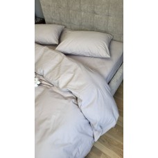 Комплект постільної білизни Сірий мусон S146, Turkish flannel