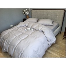 Комплект постільної білизни Сірий мусон S146, Turkish flannel