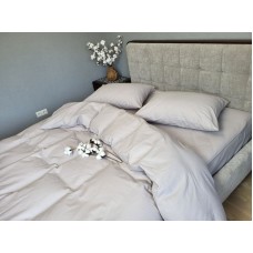 Комплект постільної білизни Сірий мусон S146, Turkish flannel