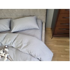 Комплект постільної білизни Сірий S147, Turkish flannel